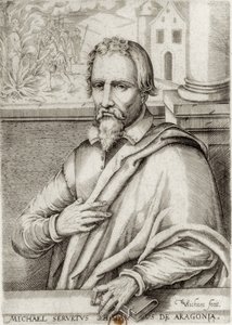 SERVET, Miguel (1511-1553). Espanjalainen lääkäri ja teologi. Ksylografia. RANSKA. ILE-DE-FRANCE. Pariisi. Kansalliskirjasto tekijältä Artist Unknown
