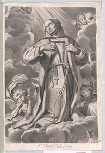 Saint Peter of Alcantara tekijältä Artist Unknown