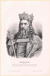 Puolan suuri kuningas Kasimir III tekijältä Artist Unknown