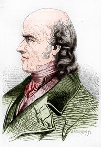 homeopatian isän Samuel Hahnemannin muotokuva. tekijältä Artist Unknown