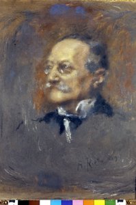 muotokuva Arrigo (tai Enrico) Boito (1842-1918), italialainen säveltäjä ja kirjailija. (Pastel de Rietti).