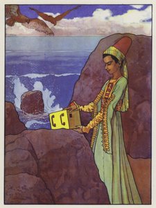 Jonathan Swiftin kuvitus Gullivers Travelsille tekijältä Artus Scheiner
