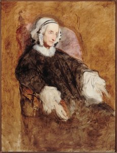 Kuningatar Marie-Amélien muotokuva suruvaatteissa tekijältä Ary Scheffer
