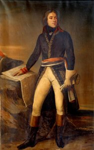 Kenraali Lazare Louis Hochen (1768-1797) muotokuva Ary Schefferin (1795-1858) maalaus 1835 Pariisi, Musee de l