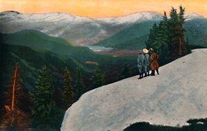Katse alas Mount Rainierilta, vuodelta 1916 tekijältä Asahel Curtis