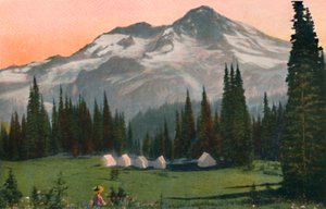 Mount Rainier Indian Henrysiltä, vuodelta 1916