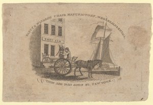 Fancy & Windsor Chair Manufactory, Wholesale & Retail, Thomas Ash, No. 33 John Street, New..., 1817 tekijältä Asher Brown Durand