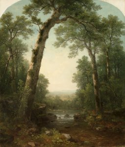 Metsäpuro näköalalla tekijältä Asher Brown Durand