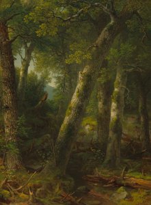 Metsä aamuvalossa, n. 1855.