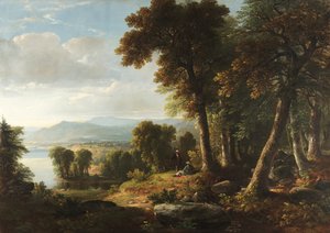 Maisema, 1850 tekijältä Asher Brown Durand