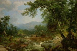 Huonekalut ja erilaiset esineet 1100- ja 1300-luvuilta tekijältä Asher Brown Durand