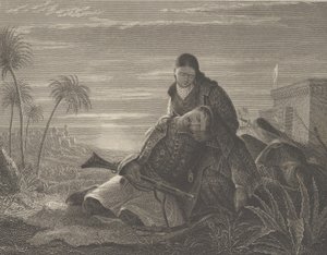 Kuoleva kreikkalainen, n. 1830. tekijältä Asher Brown Durand