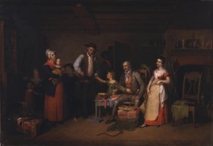 Pedlar esittelee tuotteitaan tekijältä Asher Brown Durand