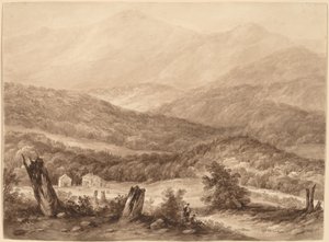 Valkoiset vuoret (?) tekijältä Asher Brown Durand