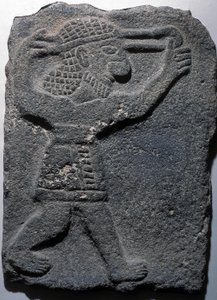 Hahmo ampuu rintareppua, Tell Halaf tekijältä Assyrian