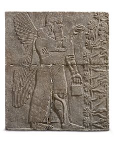 Siivekäs neron helpotus, Ashurnasirpalin hallitus, n. 883-859 eaa. tekijältä Assyrian
