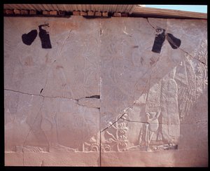 Näkymä kohokuviosta, 9.-7. vuosisadalta eKr tekijältä Assyrian