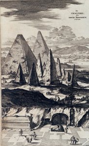 Mustien faaraoiden pyramidit - Athanase Kircherin "" Sphynx mystagoga" -kirjassa tekijältä Athanasius Kircher