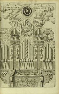 Maailman syntymän harmonia Harmonia Nascentis Mundi Musurgia Universalisista tekijältä Athanasius Kircher