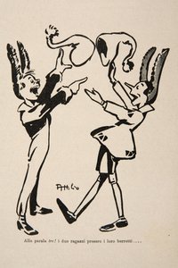 Pinocchio ja Candlewick, kuvitus elokuvasta "Pinocchio".