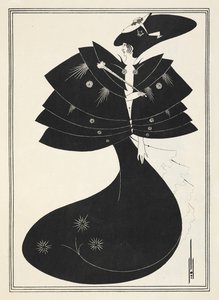 Kuvitus Oscar Wilden "Salomeen". tekijältä Aubrey (after) Beardsley