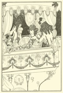 Proomu (litografia) tekijältä Aubrey (after) Beardsley