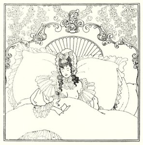 The Billet-Doux (kaiverrus) tekijältä Aubrey (after) Beardsley