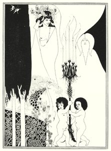 Herodeksen silmät (kaiverrus) tekijältä Aubrey (after) Beardsley