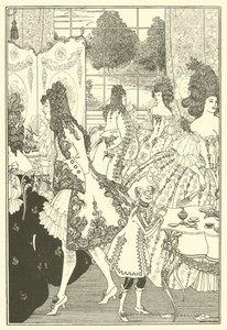 Lukon raiskaus (litografia) tekijältä Aubrey (after) Beardsley