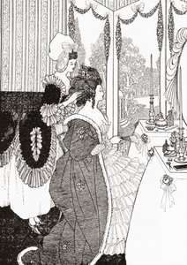 WC Aubrey Beardsleyn jälkeen. Eduard Fuchsin kuvitetusta moraalihistoriasta keskiajalta nykypäivään, julkaistu 1909. tekijältä Aubrey (after) Beardsley