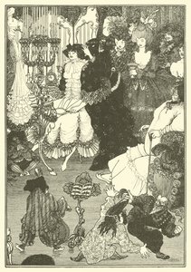 Helenin wc (litografia) tekijältä Aubrey (after) Beardsley