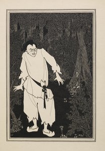 Ali Baba puussa viidenkymmenen piirustuksen kirjasta tekijältä Aubrey Beardsley