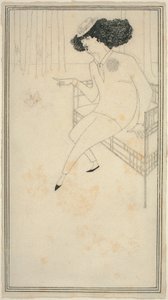 J. M. Whistlerin karikatyyri tekijältä Aubrey Beardsley