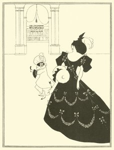 Marionettien komediabaletti tekijältä Aubrey Beardsley