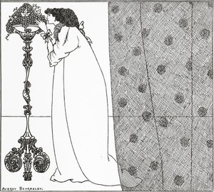 The Savoyn kannen suunnittelu, 1896 tekijältä Aubrey Beardsley