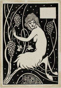 Koristeellinen tutkimus: Satyr tekijältä Aubrey Beardsley