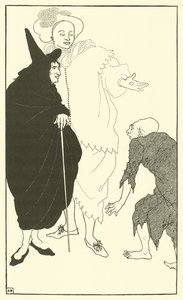 Don Juan, Sganarelle ja kerjäläinen tekijältä Aubrey Beardsley