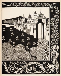 Kuinka kuningatar Guenever ratsasti Mayingilla... tekijältä Aubrey Beardsley