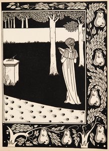 La Beale Isoud at Joyous Gard tekijältä Aubrey Beardsley