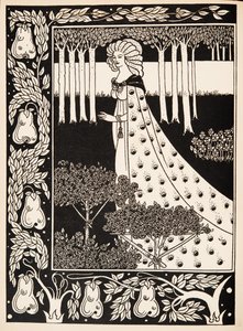 La Beale Isoud at Joyous Gard tekijältä Aubrey Beardsley
