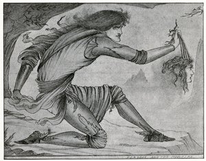 Perseus ja Gorgon tekijältä Aubrey Beardsley