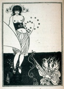 Salome, kuvitus Oscar Wilden kirjoittamasta näytelmästä tekijältä Aubrey Beardsley