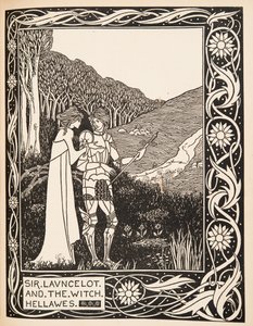Sir Launcelot ja Hellawes-noita tekijältä Aubrey Beardsley