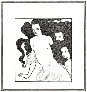The Comedy of the Rhinegold, etukappale 1872 tekijältä Aubrey Beardsley