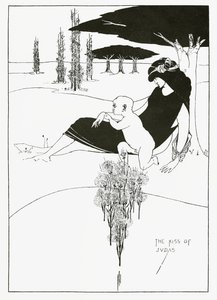 Juudaksen suudelma, 1893 tekijältä Aubrey Beardsley