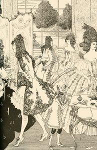 Lukon raiskaus, 1896, 1928. tekijältä Aubrey Beardsley