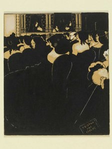 Wagnerilaiset, 1894. tekijältä Aubrey Beardsley
