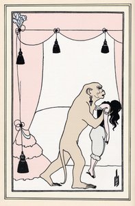 Uusi "Salamurha ruumishuoneen kadulla" tekijältä Aubrey Beardsley
