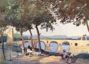 Rooma: Ponte Molle (värilitro).