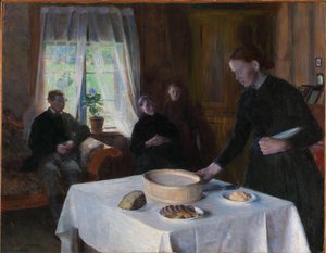 Pöydän kattaminen tekijältä August Eiebakke